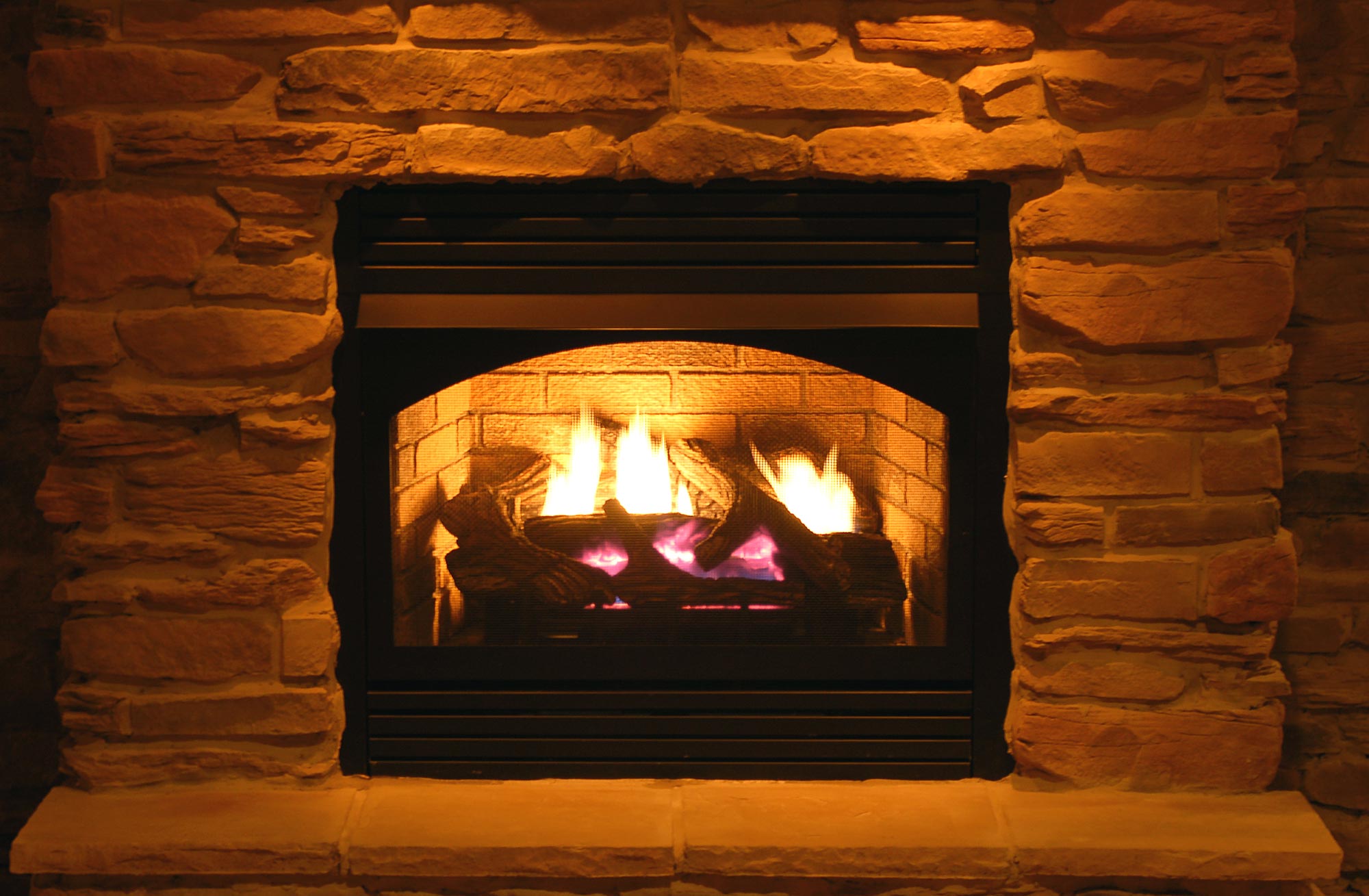Gas Fireplace Insert 